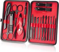 Maniküre-Pediküre-Set Maniküre set,18-Stück Nagelknipser Set,Nagelschere,Nagelpflege Kit