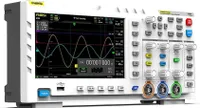7palcový TFT LCD displej 2 v 1 dvoukanálová vstupní paměť Osciloskop Generátor digitálního signálu