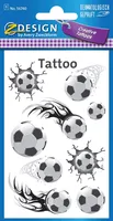 AVERY Zweckform 56740 Tattoo Kinder 9 Stück (Temporäre Tattoos Fußball, Kinder Tattoo wasserfest, Klebetattoos, Kindergeburtstag, Mitgebsel, Partyspiele Preise, Kinder zum Spielen, Tattoo Jungen)