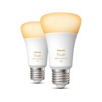Philips Hue Bluetooth White Ambiance LED E27 60W 800lm Doppelpack