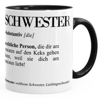 Details about   Kaffee-Tasse Mama Papa Bruder Schwester Definition Dictionary Wörterbuch Duden 