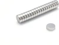 Neodymové magnety válcové 10 x 3 mm 10 kusů N38