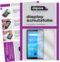 2x Lenovo Tab M7 Ochranná fólia číra Ochranná fólia na displej Ochrana displeja dipos