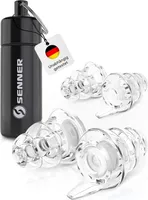 Senner MusicPro - Gehörschutz Ohrstöpsel Konzert, Festival, Musik & Party - Gehörschutz für Musiker, mit Schlüsselanhänger - Hi-Fi Gehörschutzstöpsel