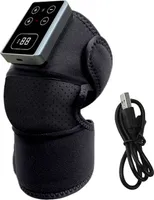Knie-Heizkissen mit Vibration und Wärme, verstellbares Kniemassagegerät, Schulter- und Ellenbogen-Heizwickel, beheizte Knieorthese zur Linderung von Arthritis-Schmerzen