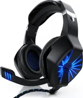 CSL Gaming-Headset "GHS-102" mit Mikrofon, USB Kopfhörer für Windows/Mac/Linux /PS4/PS4 Pro