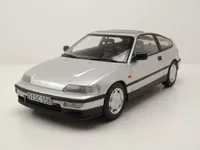 Honda CRX 1990 silber Modellauto 1:18 Norev