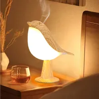 Nachttischlampe Kinder Nachtlicht Dimmbar, Kleine Vogel Lampe Kabellose, Wiederaufladbar Tischlampe Für Kinder Erwachsene Männer Frauen Geschenke
