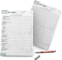 Haushaltsplaner abwischbar inkl. Stift DIN A4