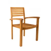 DOPPLER ŽIdle zahradní stohovací TAMAN 4 teak
