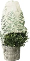 Winterschutz Videx Wintervlies Thermomantel 150 cm Ø 70 cm beige/grün