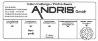 6L Fettbrand ABF-Schaum Feuerlöscher mit Manometer orig. ANDRIS® DIN EN3 mit Prüfnachweis