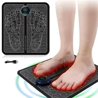 Fußmassagegerät 6 Modi, 9 Intensitätsstufen, fördert die Durchblutung und ist tragbar.