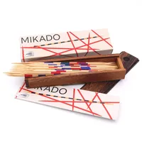 Mikado - 41 feine Stäbchen, große Herausforderung aus Holz