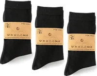 Vivi Idee® 9 Paar Premium Bambus Business Socken, schwarze Strümpfe Anzugsocken, Damen und Herren, anti Schweiß, atmungsaktive (47-50, Schwarz)