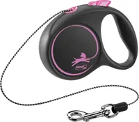Flexi Black Design XS Seil 3 m rosa 8 kg