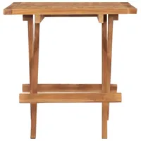 vidaXL Składany stolik ogrodowy 50x50x50 cm z litego drewna tekowego