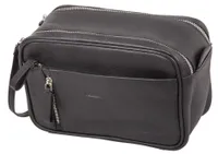 Alassio Kulturtasche SALINA aus Leder schwarz