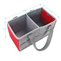 Reise-Filztasche Hochwertige Aufbewahrungstasche für Tonies Box Starter Set Zubehör (Rot)
