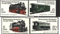 Briefmarken DDR 1981 Mi 2629-2632 (kompl.Ausgabe) postfrisch Schmalspurbahnen (II)