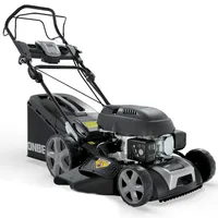 ONBEST TXC-3646 Rasenmäher Benzin | mit Antrieb | 46 cm Schnittbreite | 4,9 PS | Doppelmesser mit Sograd