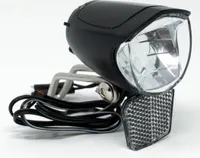 LED Fahrrad Scheinwerfer 70 Lux Sensor Standlicht Fahrradlampe Nabendynamo