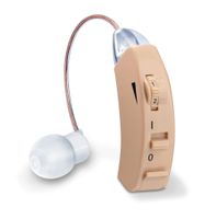 Beurer HA 50 Hörhilfe, Rauscharme Wiedergabe und Verstärkung aller Geräusche, ergonomische Passform und drei Aufsätze für den Gehörgang