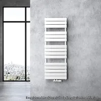 doporro Badheizung Flachheizkörper 140x50cm Weiß Paneelheizkörper Mittelanschluss oder Seitenanschluss Badheizkörper Ohne Heizstab FH