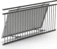 SOLAR ALLin Balkonhaken-Montageset Plus für Solarmodule 0°, 15°-30°