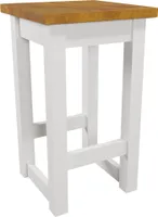 Rustikálne 55 cm | Dub Teak Stolička Sedadlo Stolička Drevená stolička Kvetinová stolička Bočný stôl Deco