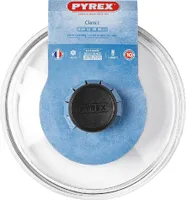 Pyrex 4937231 Glasdeckel für Topf/Pfanne, 21,5 x 23 x 6,5 cm, transparent