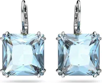 Swarovski Millenia Drop-Ohrhänger mit Kissenschliff in Blau, Rhodiniert  Artikelnummer 5619472