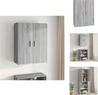 vidaXL Hängeschrank Grau Sonoma 69,5x34x90 cm -  Sideboards