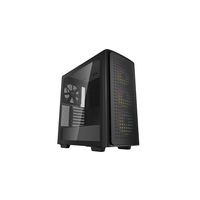 DeepCool CK560 Midi Tower Black DEEPCOOL Produktfarbe: Schwarz, Typ: PC, Formfaktor: Midi Tower, Anzahl der USB 3.2 Gen 2 (3.1 Gen 2) Typ C-Anschlüsse: 1, Unterstützte Motherboard-Formfaktoren: ATX, EATX, micro ATX, Mini-ATX, Anzahl der 3.5"-Laufwerksschächte: 2, Integrierte Stromquelle: Ja