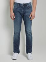 TOM TAILOR JOSH Regular Slim Herren Jeans in 3 verschiedenen Farben, Inch Größen:W33/L30, Tom Tailor Farben:Used Mid Stone Blue 10119