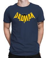 Dadman Gelb - Papa Vatertag Vater Herren T-Shirt, Navy Blau, XL
