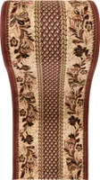 Teppichläufer Läufer, 7192b-lightbeige, Beige Braun, 140 x 250 cm