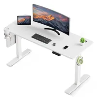 Stôl 140 x 70 cm, elektricky výškovo nastaviteľný stôl, s pamäťovou funkciou a technológiou proti kolízii Rýchle nabíjanie USB/Typ C