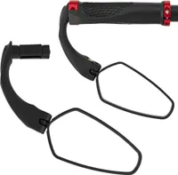 MidGard Fahrradspiegel, eBike Rückspiegel, Einschraubspiegel für Fahrrad-Lenkerenden, geeignet für Mountainbike, Rennräder, e-Bike usw (1 Stück)