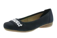 Rieker Klassische Ballerinas Damen 343237383035 Blau 37 EU