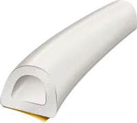 Tesnenie D-profil biele 9x7,5mm č. 44089821