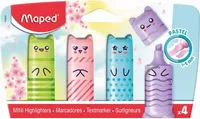 Maped Textmarker Mini PASTEL 4er Blister