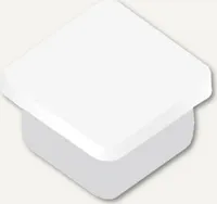 Alco Haftmagnet 13x13x7mm weiß 10 Stück