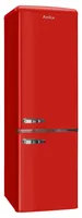 Amica KGCR 387 100 R, Kühl-/Gefrierkombination im Retro Design, 181 cm Höhe, Chili Red,