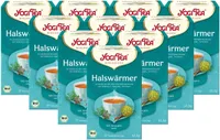 Yogi Tea,Halswärmer, 17 Teebeutel - 10er Pack (10 x 32,3 g)