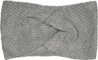 styleBREAKER Damen Strick Stirnband mit Waffelpatent Strickmuster und Twist Knoten, warmes Winter Haarband, Headband 04026060