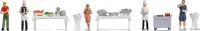 NOCH 16276 H0 Figuren-Themenwelt „Buffet“