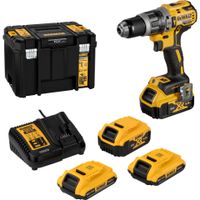 DeWalt DCD 796 D2T akumulátorová příklepová vrtačka 18 V 70 Nm bezkartáčová + 2x akumulátor 2,0 Ah + nabíječka + TSTAK