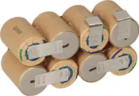 Akku für Würth SL96 BS96-A Compact 0700950214 9,6V 2000mAh NIMH zum Selbsteinbau