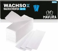 WACHSOX 100 Vliesstreifen Wachsstreifen Entharrungsstreifen Warmwachs Kaltwachs Streifen